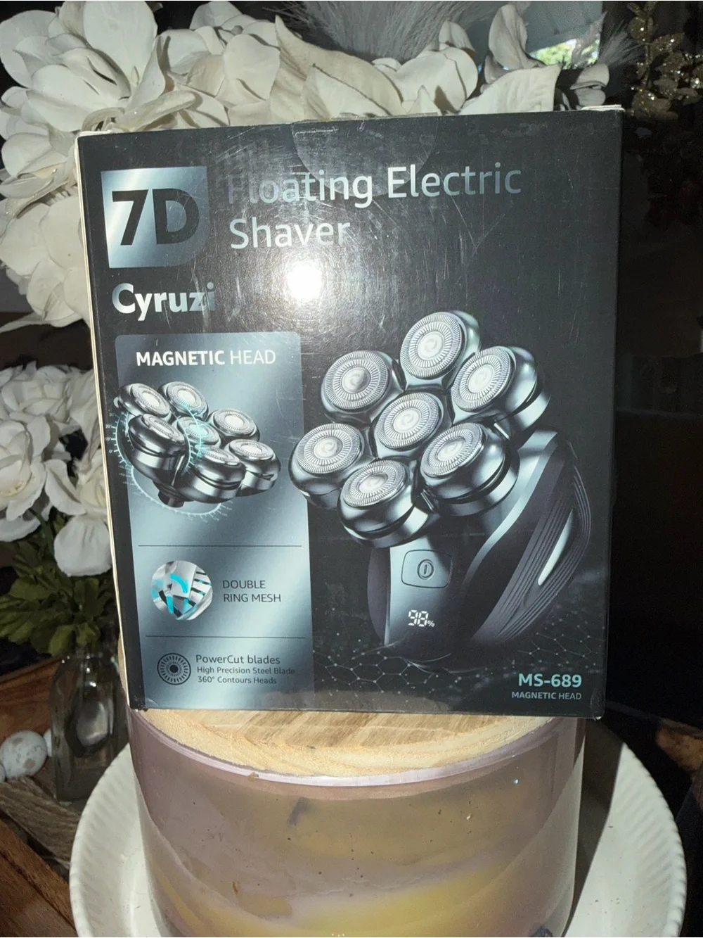 🆕 Men's Electric Shaver Head Shavers for Bald Men: 7D Floating Electric shaver